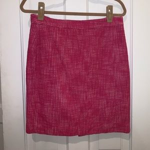 Pink tweed Banana Republic skirt